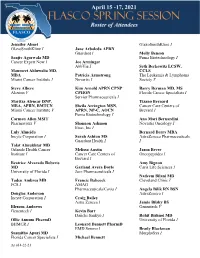 Final Attendee List