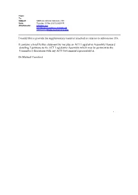 I Would Like to Provide the Supplementary Material Attached in Relation to Submission 316