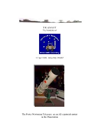 TRANSIT the Newsletter Of