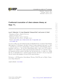Conformal Truncation of Chern-Simons Theory at Large Nf