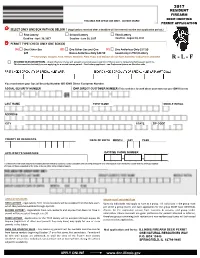 Mail-In 2017 Resident Firearm Applications