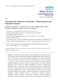 Conceptual Site Model for Newark Bay—Hydrodynamics and Sediment Transport