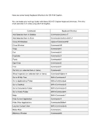 Here Are Some Handy Keyboard Shortcuts for OS X El Capitan