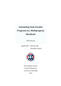 Scheduling Task-Parallel Programs in a Multiprogram Workload