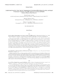 Sessions, Workshops, and Technical Initiatives
