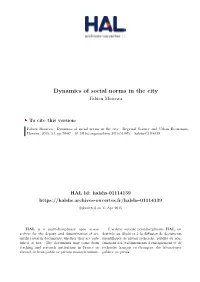 Dynamics of Social Norms in Th