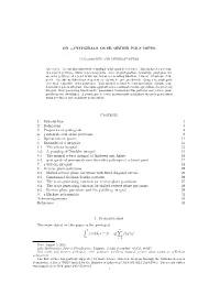 ON Q-INTEGRALS OVER ORDER POLYTOPES Contents 1. Introduction 1 2. Definitions 3 3. Properties of Q-Integrals 6 4. Q-Integrals Ov