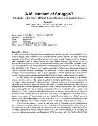 A Millennium of Struggle? Introduction to the History of Polish-German Relations in Its European Context
