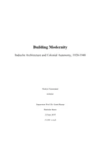 Building Modernity