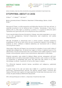 Otophyma: About a Case