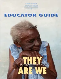 An Educator's Guide to They Are We