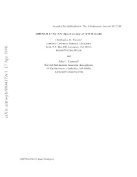 Arxiv:Astro-Ph/9804179V1 17 Apr 1998