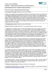 LSE REF 2014 Submitted Impact Case Study Manning
