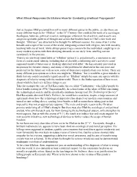 What Ethical Responses Do Ellulians Have for Combatting Unethical Propaganda?