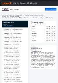243G Bus Time Schedule & Line Route