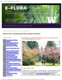 E-Flora ~ University of Washington Botanic Gardens