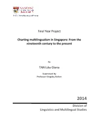 Final Year Project Charting Multilingualism in Singapore: From
