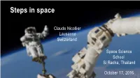 Steps in Space