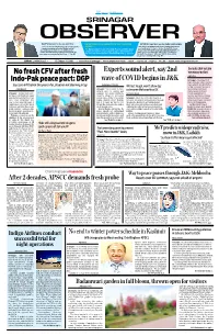 Dgp Experts Sound Alert, Say 2Nd Wave of COVID