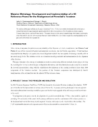 Massive Metrology: Development and Implementation of a 3D Reference Frame for the Realignment of Fermilab's Tevatron