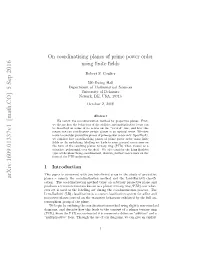 On Coordinatising Planes of Prime Power Order Using Finite Fields