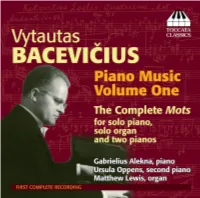 Toccata Classics TOCC 0134 Notes