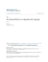 An Optimal Path Cover Algorithm for Cographs R