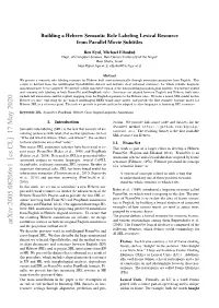 Arxiv:2005.08206V1 [Cs.CL] 17 May 2020 and the Projection Method Itself