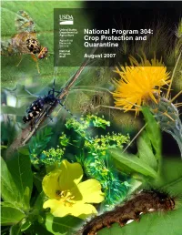National Program 304: Crop Protection and Quarantine