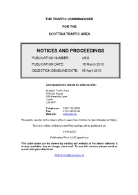 Notices and Proceedings