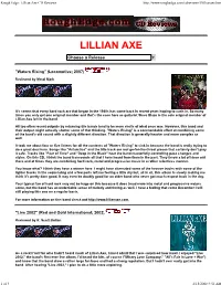 Rough Edge: Lillian Axe CD Reviews
