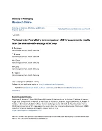 Technical Note: Formal Blind Intercomparison of OH Measurements: Results from the International Campaign Hoxcomp