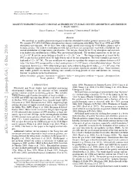 Arxiv:1602.00689V2 [Astro-Ph.GA] 6 Dec 2016