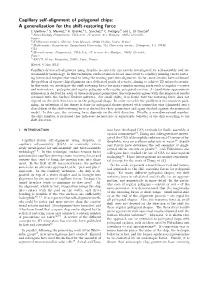 Capillary Self-Alignment of Polygonal Chips: a Generalization for the Shift-Restoring Force J