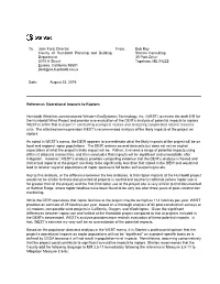 Operational Impacts to Raptors (PDF)