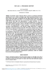 SKYLAB: a PROGRESS REPORT Abstract. the Skylab Apollo