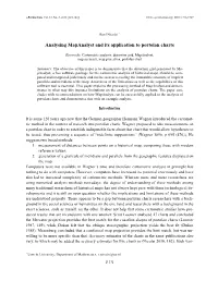 Analysing Mapanalyst and Its Application to Portolan Charts