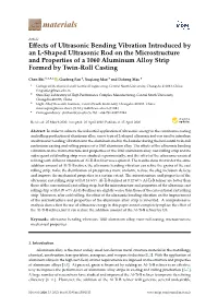 Effects of Ultrasonic Bending Vibration Introduced by an L-Shaped