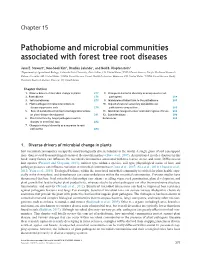 Pathobiome and Microbial Communities Associated with Forest Tree Root Diseases