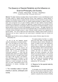 The Essence of Special Relativity and Its Influence on Science-Philosophy