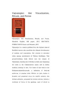 Vajrayogini: Her Visualization, Rituals, and Forms
