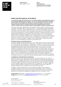 Amiet and the Collector of His Work