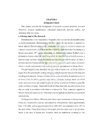 CHAPTER I INTRODUCTION This Chapter Presents the Background Of