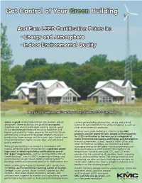 Get Control of Your Green Building