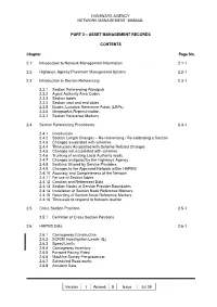 HIGHWAYS AGENCY NETWORK MANAGEMENT MANUAL Version 1