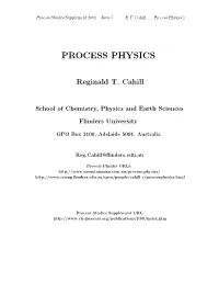 Process Physics 1