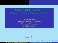 Structure, Kinematics and Dynamics of the Galaxy