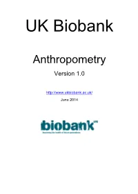 Anthropometry Version 1.0