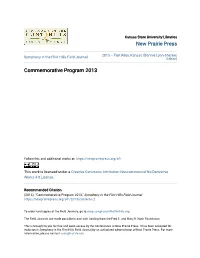 Commemorative Program 2013