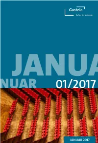 JANUAR 2017 Inhalt